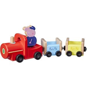 Peppa Pig Toys Wooden Toy Train Made from Responsibly Sourced Wood, Wooden Toys for 2 Year Old Girls and Boys and Up