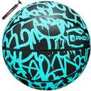 AND1 Fantom Graffiti Rubber Basketball - Streetball for Indoor and Outdoor Use, Deep Channel Construction and Durability