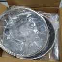 Non Stick Frying Pan, 12-Inch with Lid, Hybrid Frying Pan Nonstick Upgrade, Stainless Steel Skillet, Dishwasher & Oven-Safe, Induction Compatible Cooking Pan, PFOA Free Cookware