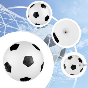 Sumind 1 PC Inflatable Soccer Bouncing Ball Inflatable Bouncy Toys Balls for Outdoor Adults Pet Party Supplies(5.5 Inch,White)