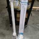 Retractable Baby Gate 34" Tall Expands  Wide Indoor Outdoor White