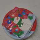 Gatherfun Christmas Party Supplies Christmas Snowman Disposable Paper Dinner Plates and Napkins for Party decorations, Serve 20
