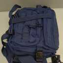 Military Tactical Backpack 25L Day Backpack for Men Molle Army 3 Days Assault Pack Bug Out Bag Water Resistant and Heavy Duty Hiking Treeking Rucksack - Dark Blue