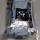 EXPAWLORER Classic Plaid Puppy Harness - Small Dog Collar and Leash with AirTag Holder Case - Soft Mesh Padded Adjustable Dog Vest Harness No Pull, Reflective Escape Proof for Outdoor, Blue S