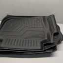 Falafa Floor Mats for Honda CRV 2025 2024 2023 (Include Hybrid), TPE All Weather Protection Floor Liners for Honda CR-V Hybrid Accessories,1st & 2nd Row, Odorless Anti-Slip, Black