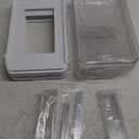 Delamu 2-Tier Multi-Purpose Bathroom Under Sink Organizers and Storage, Stackable Kitchen Pantry Organization, Pull Out Medicine Cabinet Organizer with Movable Dividers, White, 2 Pack