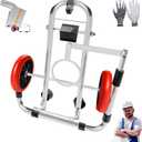 Toilet Lifting Tool - Portable Installation Jack with Foldable Cart, Heavy-Duty Wheels for Easy Toilet Repair, Move & Positioning by Plumbers