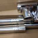 UIOSANRT Stainless Silver Shower Curtain Rod 31-68 Inches Non-Slip Shower Rod Tension Mounted No Drill Shower Curtain Rods Spring Tension Rod Adjustable Tension Curtain Rod for Windows Bathroom