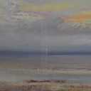 Abstract Wall Art Large Canvas Pictures Modern Blue Ocean Artwork on Canvas Prints Wall Decoration for Living Room Bedroom Bathroom Kitchen Office Home Wall Decor Framed Ready to Hang 24" x 48"