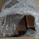 Evermagin 29" Coat Rack Wall Mount with Shelf, 4 in 1 Coat and Key Hanger with 11 Metal Hooks, Entryway Wall Mounted Shelf with Mail Holder for Living Room, Bedroom, Rustic Brown