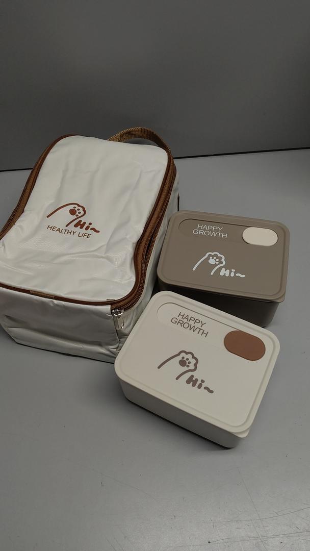 Hnvdkln 2/3/4Pcs Stainless Steel Meal Box 24oz/700ml Leakproof Metal Food Storage Container with Bag for Outdoor Picnic Office School (colour,2)