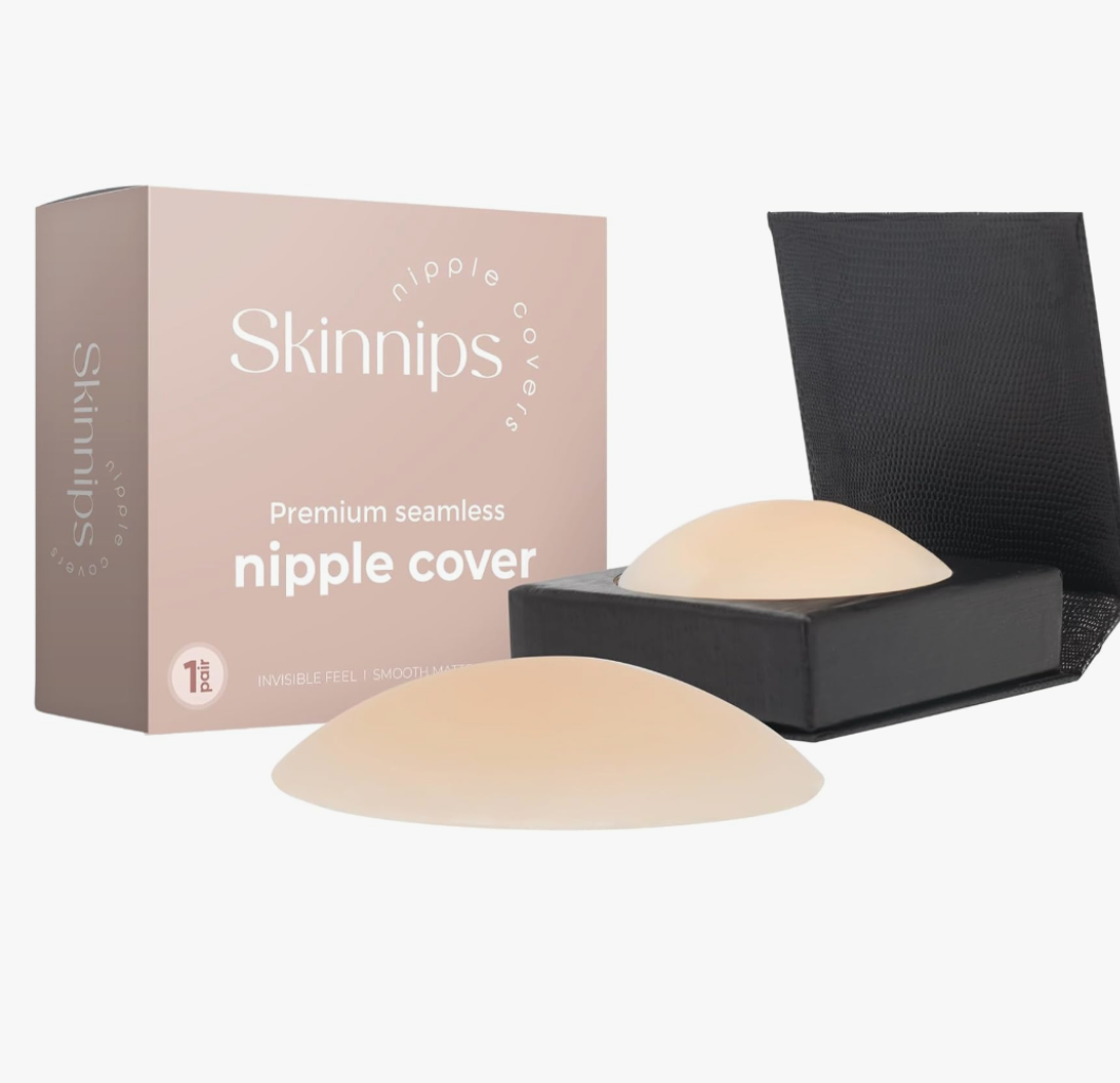 Nipple Covers – Reusable Silicone Pasties, Invisible Under Clothing, Hypoallergenic Adhesive, Seamless & Comfortable