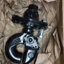 Buyers Products BP760A 30 Ton Forged Swivel Pintle Hook Black Hitch