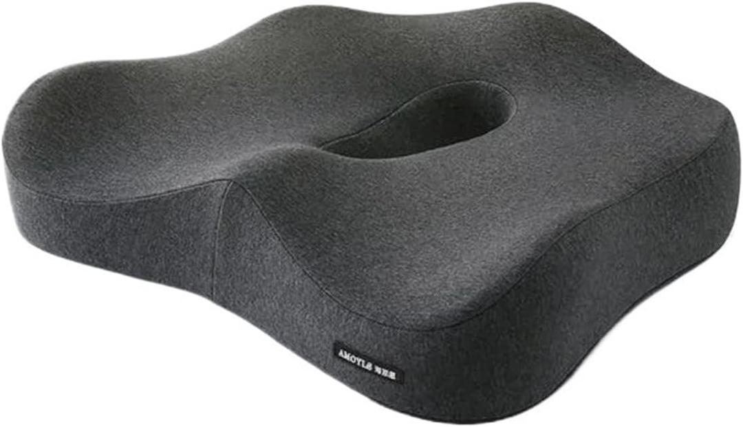 Memory Foam Office Chair Cushion Car Seat Support Waist Pillow Massage Lumbar Orthopedic Pillow Buttock Coccyx Cushion Back Pads