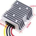 20A 240W Golf Cart 24V to 12V Converter Voltage Reducer Step Down Transformer Waterproof