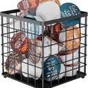 Coffee Pod Holder Organizer, K Cup Holder for Counter K pod Container, Creamer Holder, Coffee Bar Accessories Basket Black