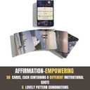 Empowering Self-Love Cards, 50 Mindfulness Cards for Daily Affirmations, Inspirational Mental Relief and Confidence Boost in Women's Self-Care Routine