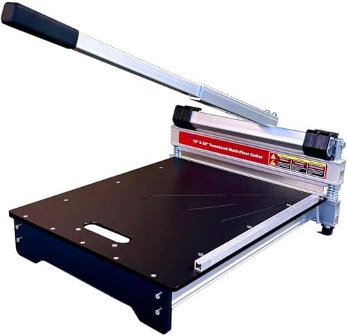 18" Pro Laminate & Vinyl Floor Cutter, Professional Grade, Versatile, Strong, Aircraft Grade Aluminum Construction, Make cuts up to 18" Wide and 11/16" (17mm) Thick.