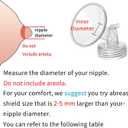 17mm Flange and Duckbill Valve Compatible with Spectra S1/S2 and 9 Plus Not Original Spectra Pump Parts Replacement