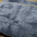 Steel Blue Area Rug 45x35 In