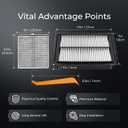 PE07-13-3A0A Air Filter Set, for Mazda CX-5 Mazda6 Mazda3