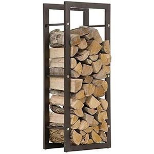 WGX Indoor/Outdoor Decorative Firewood Storage Log Rack Holder (2-Feet Log Rack)