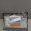 PRIMROSE Dark Grey Velvet Curtains 102 inch Long for Living Room, Set of 2 Panels Blackout Rod Pocket Back Tab Window Treatment Room Darkening Heavy Decorative Curtains Drapes for Bedroom