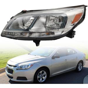 munirater Headlight Assembly Replacement for Ma-libu L-S 2013-2015 | Ma-libu Limited L-S 2016 Left Headlamp Driver Side munirater Headlight Assembly Replacement for Ma-libu L-S 2013-2015 | Ma-libu Limited L-S 2016 Left Headlamp Driver Side