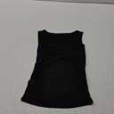 Women Sheer Mesh Tank Top Y2k Sleeveless See Through Ruched Tops, Small