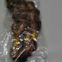 Highlight Human Braiding Hair 12 Inch 110g for Boho Braids Knotless Braids Bulk 100% Human Hair Extensions, P4/27/30 Ombre Brown Blonde Deep Water Wave Braiding Hair for Bohemian No Weft 3 Bundles