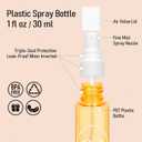 4 x 2 Packs Empty Travel Size Toiletries Bottles Compatible with Sol de Janeiro 62 Perfume, 1 OZ TSA Approved Leak-Proof Refillable Containers, Refillable for 3 OZ & 8.1 OZ, Essentials, Only Bottles