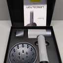 Hair Dryer, 1600W Professional Ionic High-Speed Blow Dryer for Fast Drying with Diffusers Nozzle and Styling Nozzle, Lightweight, Ultra-Quiet, Hair Dryer with 180000RPM Brushless Motor