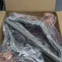 Smartor Kids Velvet Hangers 50 Pack, 14 Inch Premium Non Slip Kids Felt Hangers for Closet, Space Saving Toddler Clothes Hanger for Youth's Childrens' Clothes (Rose Gold Hook)- Grey (Gray)