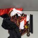 Fooecor Boys Vampire Costume - Scary Halloween Party, Teeth, Cane & Cosmetic Kit Included Small Kids