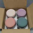 NETANY 4-pack 16oz Glass jars with Airtight Lids, Overnight Oats Containers with Lids, Wide mouth Mason Salad jars, Glass Food Storage Containers for Snacks Yogurt Spice Sugar