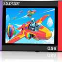 Retro Handheld Games for Kids, Built-in 216 Video Games, Rechargeable, 3.2 Inch Screen Portable Handheld Game Console, Travel-Friendly Arcade Toy Gift, Birthday & Holiday Present for Kids 4-8 (Purplered)