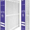 Compatible for Carrier & Bryant EXPXXFIL0320 Air Filter Replacement EXPXXFIL0020 20x25x5 (2-Pack), MERV 13, Foldable Media