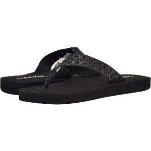 Calvin Klein womens Caluha (9, Black Logo 001)