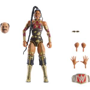 Mattel WWE Elite Collection Action Figure & Accessories, Premium Live Event Bianca Belair Set, Wrestlemania with Howard Finkel Build-A-Figure Parts Mattel WWE Elite Collection Action Figure & Accessories, Premium Live Event Bianca Belair Set, Wrestlemania with Howard Finkel Build-A-Figure Parts