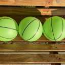 Toys+ 3 Pack! Inflatable Glow in The Dark Mini Basketballs Includes Pump and Needle Magic Shot Pro Mini Hoop Basketballs