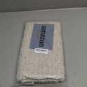 DEZENE Striped Euro Sham Pillow Covers 26x26 Set of 2 Cream Grey Textured Boucle Chic Morden Boho Accent Farmhouse Square Decorative Couch Throw Pillow Covers for Home Decor Bed Sofa Living Room