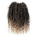 Boho Crochet Passion Twist Hair Pre looped, 10 Inch Goddess Passion Twist Crochet Hair with Curly Ends 8 Packs(8 PCS/88 STRANDS, T27#)