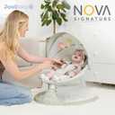 Jool Baby Nova Swing for Newborns - Electric Motorized Infant Swing, Bluetooth Music, 10 Preset Melodies, Remote (Updated Model, Sage)