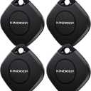 Air Tracker Tag-4 Pack: Smart Bluetooth Tracker Item Finder Work with Apple Find My (iOS only), Luggage Tracker for Kids Keys Wallet Bags Pets, Locator Tracking Device for Home Outdoor Travel Hiking