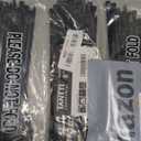 Zip Ties 8 inch Black Zip Ties with 50 Pounds Tensile Strength,Cable Ties,100 Pack, by Tantti Supply