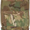 V5 PC Back Panel Water Bag,3L Water Hydration Carrier Zip On Back Panel Banger for Tactical Airsoft Vest (Cp)