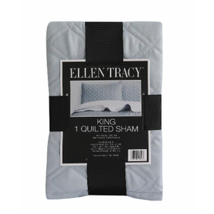 Ellen Tracy™ Solid Single King Quilted Sham, 20 x 26