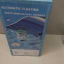 Pool Skimmer-Above Ground Pool Skimmer,Floating Pool Surface Skimmer,Pool Accessories-Clean Debris Basket, Automatic Floating,Compatible with Various Swimming Pools, (Turquoise)