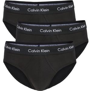 Calvin Klein Men's Cotton Stretch 3-Pack Brief (Black, M)
