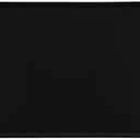 Amazon Basics Waterproof Anti-Slip Silicone Cat & Dog Food Mat, Pet Mats with Raised Edges for Food and Water Bowl to Protect Floors, 18.5 x 11.5 Inches, Black, Solid, Set of 3